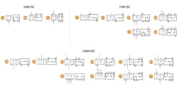 1-BOY S6000 DC, Telergon, DC yük ayırıcı, 12 kV, 10 kA rms, 1. boy (Size 1)