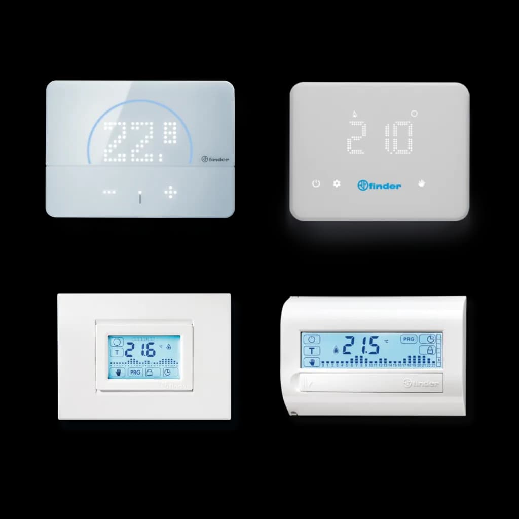 1C Serisi Programlanabilir Oda Termostatı, Finder, Oda Kronotermostatı, 5 A / 250 V AC