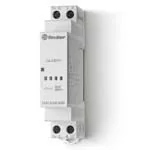 13 Serisi Elektronik Step Röleler, Finder, 1 CO (SPDT), 1 NO (SPST-NO), 1 CO + 1 NO veya 2 NO çift kutup kesmeli (tipe göre)