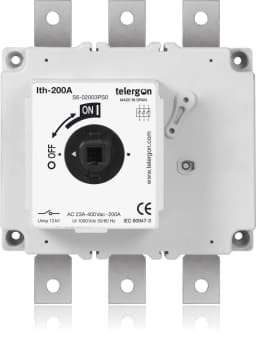 1-BOY S6000, Telergon, Yük Kesici Şalter, 3P, 3P+N (4P talep üzerine)