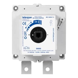 1-BOY S6000 DC, Telergon, DC yük ayırıcı, 125 / 160 / 200 / 250 / 315 / 400 A (500, 750 ve 1000 Vdc kodlarında)