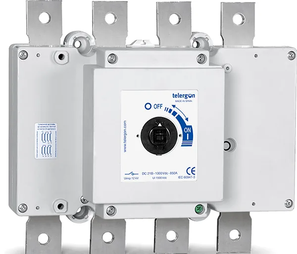 3-BOY S5000 DC, Telergon, DC Yük Ayırıcı, 850 / 1250 A (60 °C'de 700 / 1000 A)