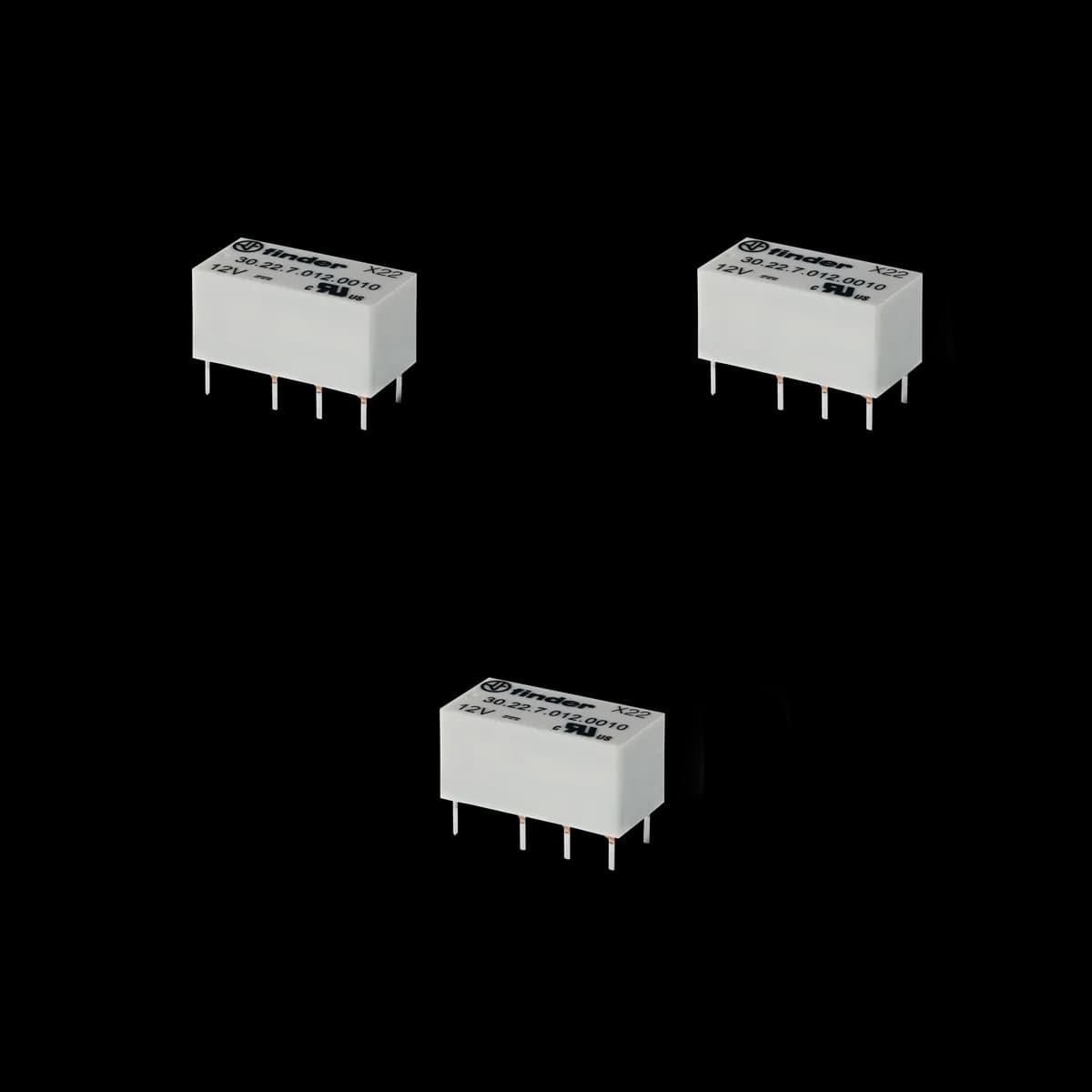 30 Serisi Sub Minyatür D.I.L. Röleler, Finder, PCB Sinyal Rölesi, 2 A / 3 A