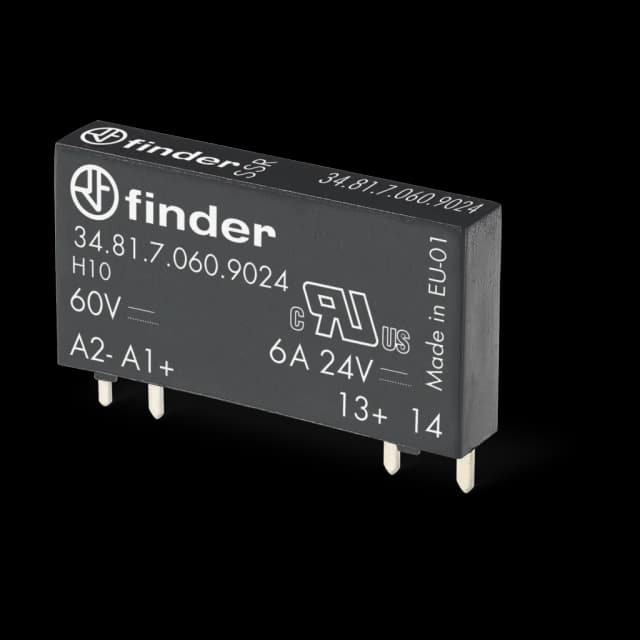 34 Serisi Ultra İnce Solid Röle, Finder, Solid State Röle (SSR), 5 / 12 / 24 / 60 V DC (hassas DC)