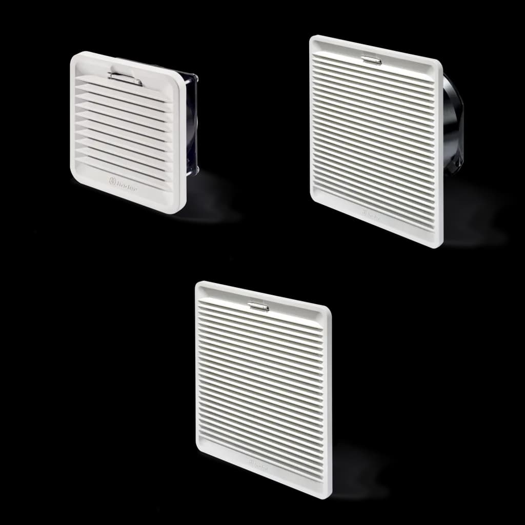 7F Serisi Filtre Fanı, Finder, IP 54 (EN 60529), IK 08 (EN 62262)