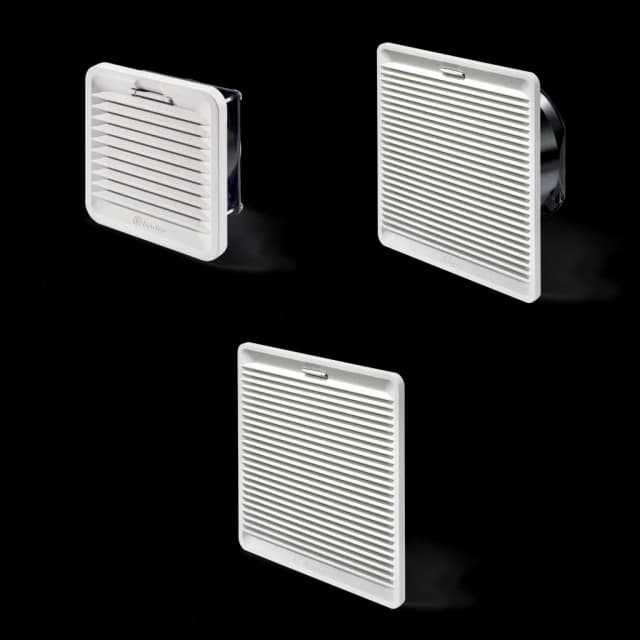 7F Serisi Filtre Fanı, Finder, IP 54 (EN 60529), IK 08 (EN 62262)