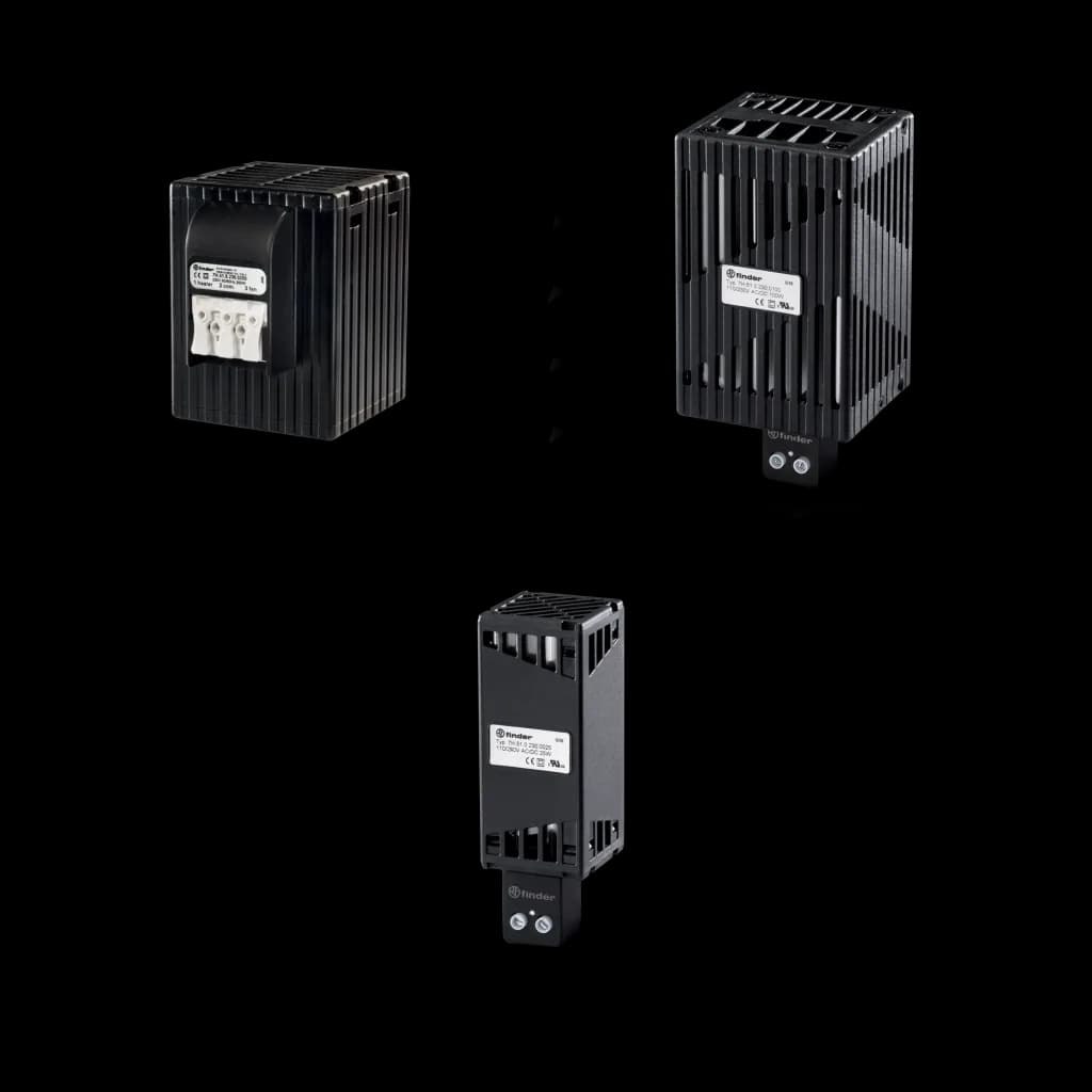 7H Serisi Panel Isıtıcılar, Finder, 0,13–0,70 A (25–150 W); 1–3 A (250–400 W, gerilime göre)