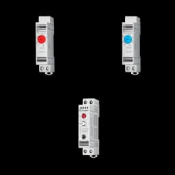 7T Serisi Panel Termostatı, Finder, 10/15 A (7T.51); 10/20 A (7T.81)