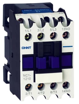 NC1-4004 4P 60A 18,5kW 220V AC Kontaktör, Chint, dört normalde açık ana kontak, AC-1 termik akım 60 A, 18,5 kW