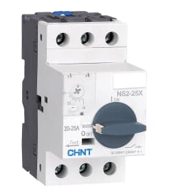 NS2X 0,63-1A Termik Motor Koruma Şalteri, Chint, NS2-25X katalog tipi, 3 kutuplu gövde