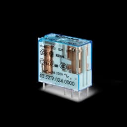 40.52.7.024.0000 24V DC 8A Minyatür PCB Röle, Finder, PCB veya 95 serisi sokete montaj