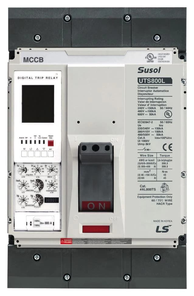 TS400N FMU 400A 3P Susol Kompakt Şalter, LS Electric, 400A 3 kutuplu FMU açtırma üniteli kompakt devre kesici